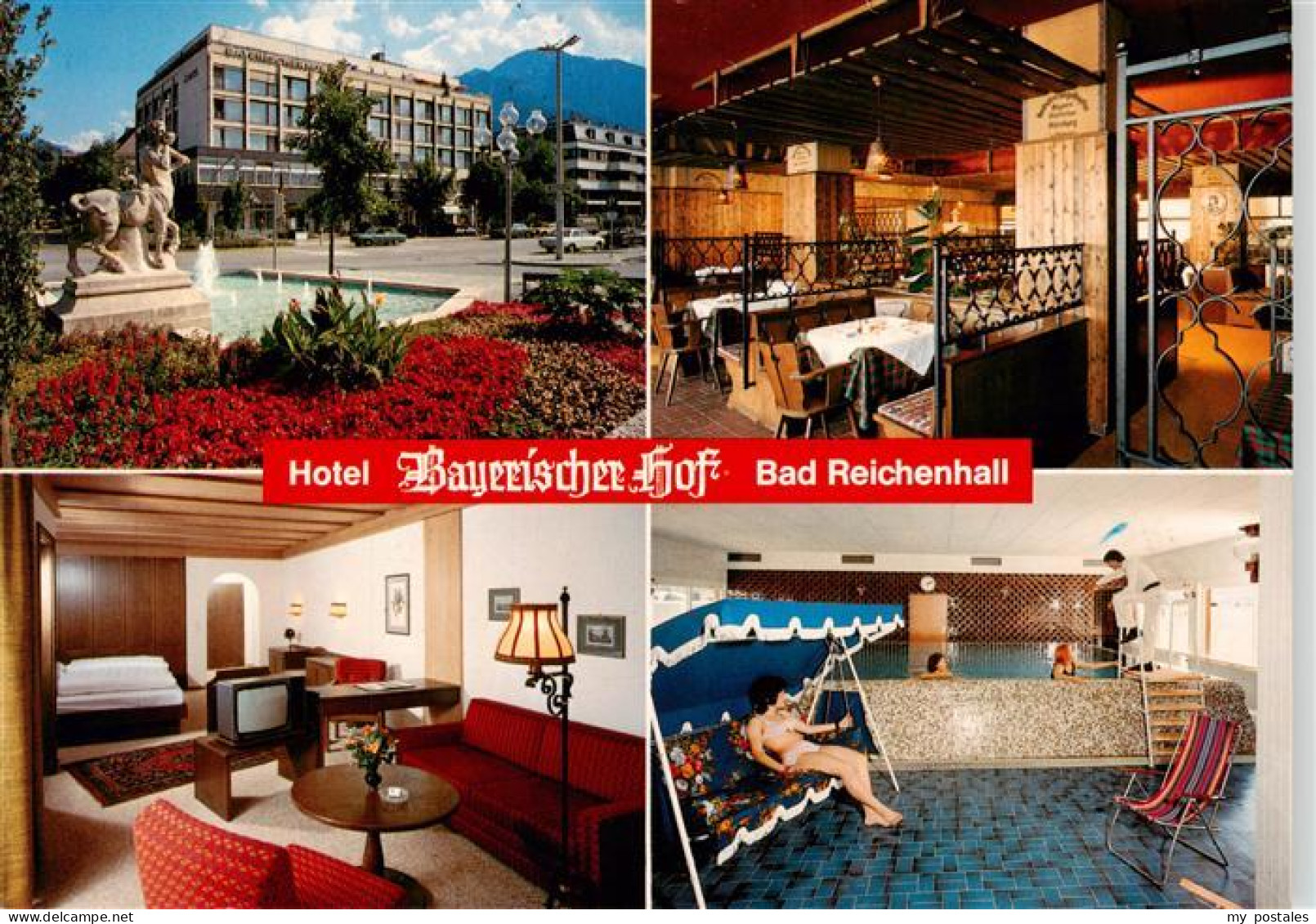 73895322 Bad Reichenhall Hotel Bayerischer Hof Gastraeume Brunnen Hallenbad Bad  - Bad Reichenhall