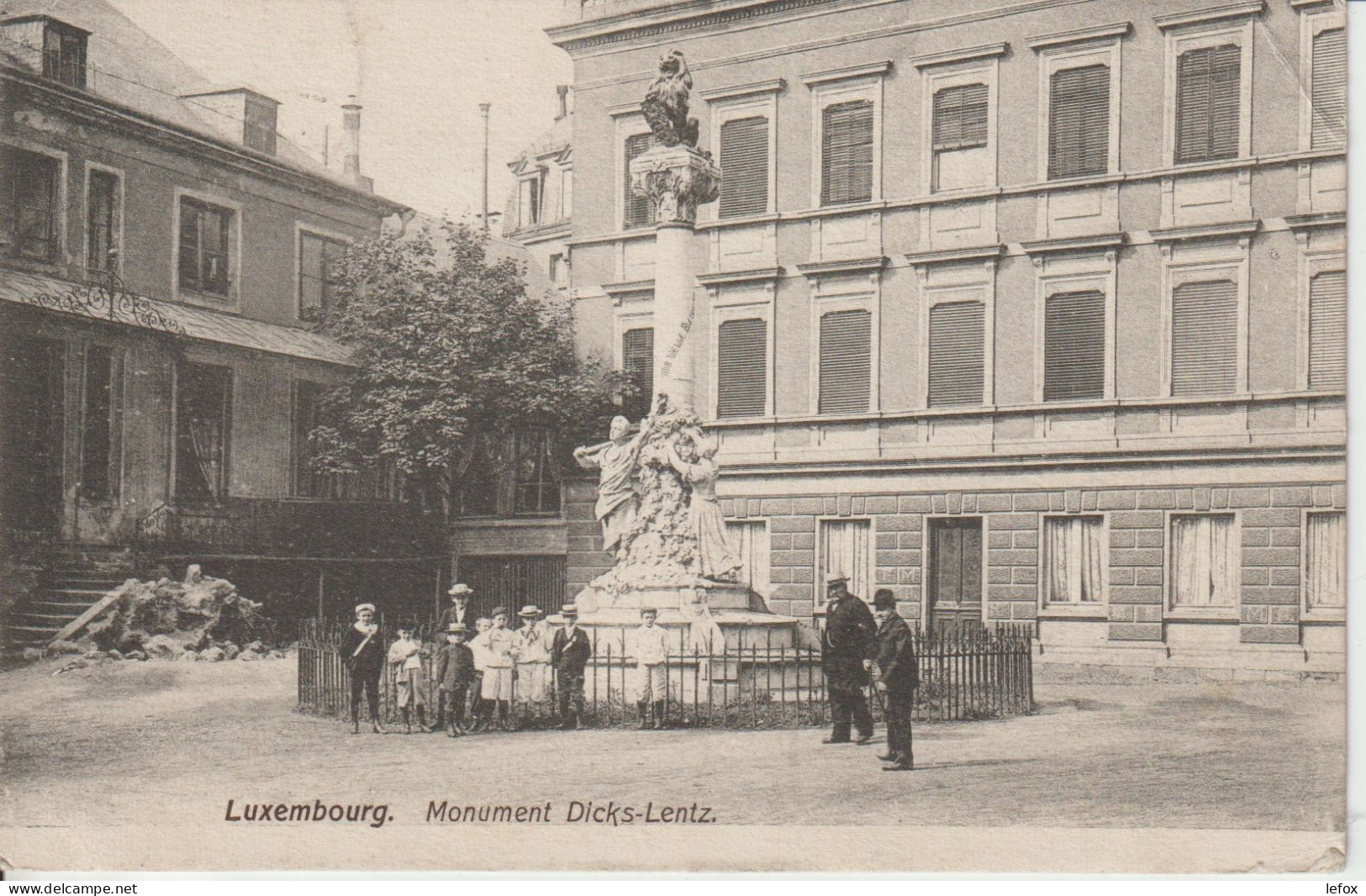 LUXEMBOURG MONUMENT DICKS LENTZ - Luxemburg - Town