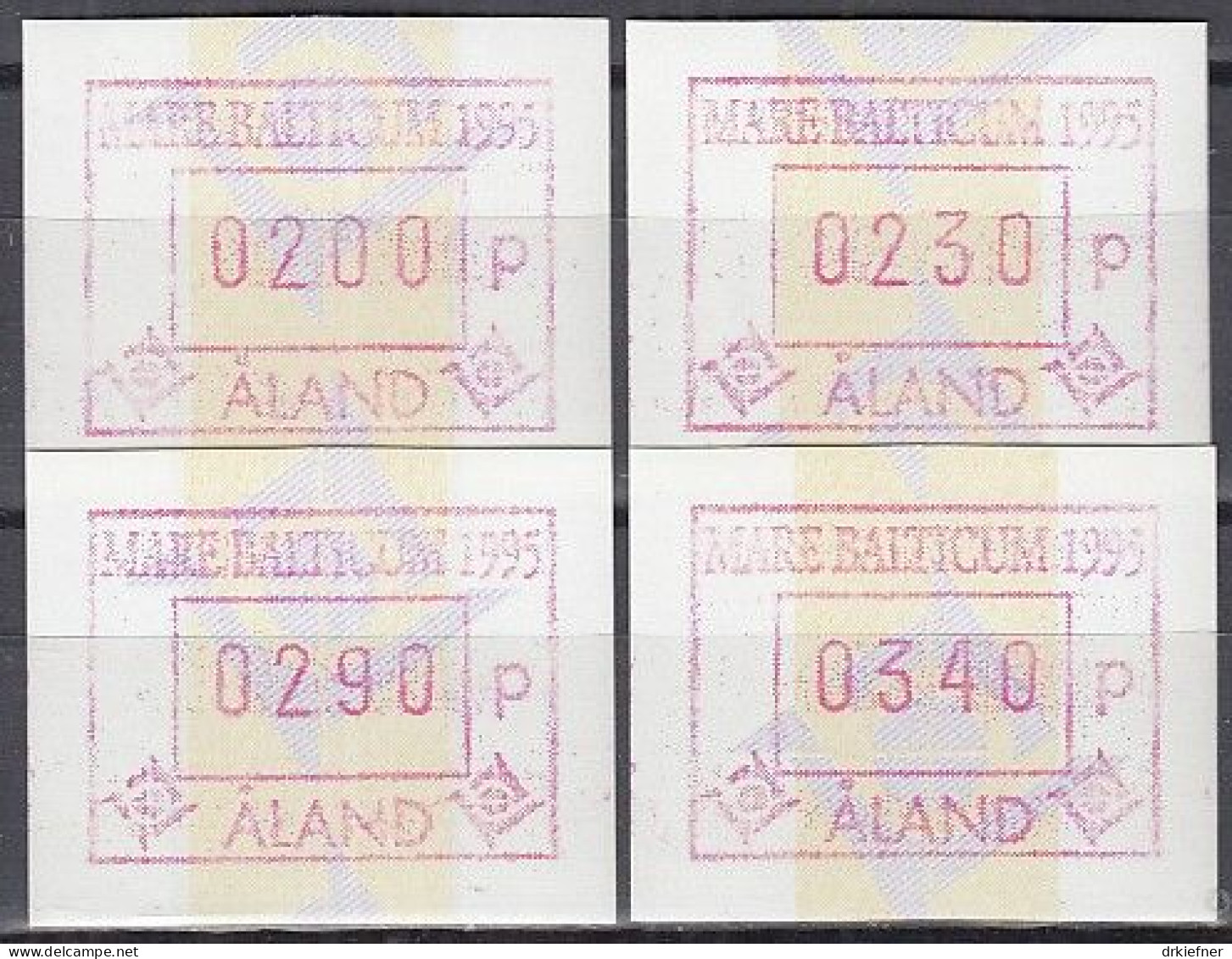 ALAND  Automatenmarke ATM 6 S2, Postfrisch **, 1995 - Ålandinseln