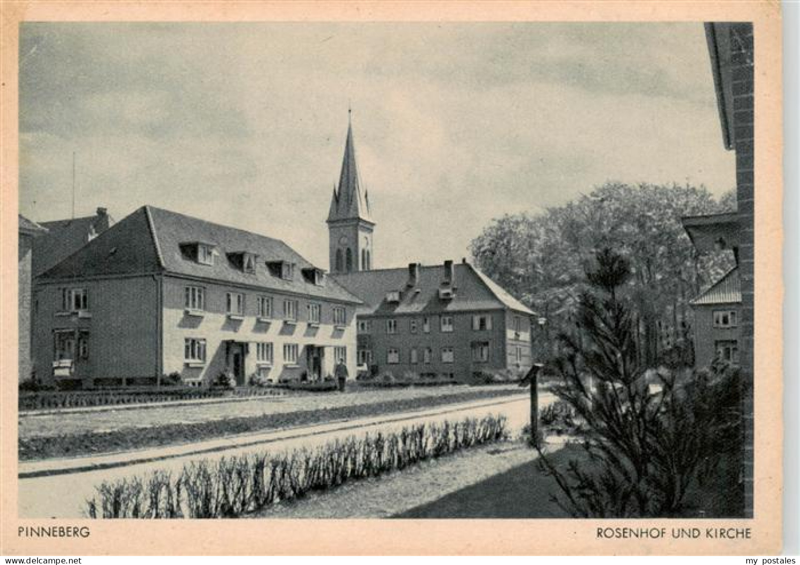 73895243 Pinneberg Rosenhof Und Kirche Pinneberg - Pinneberg