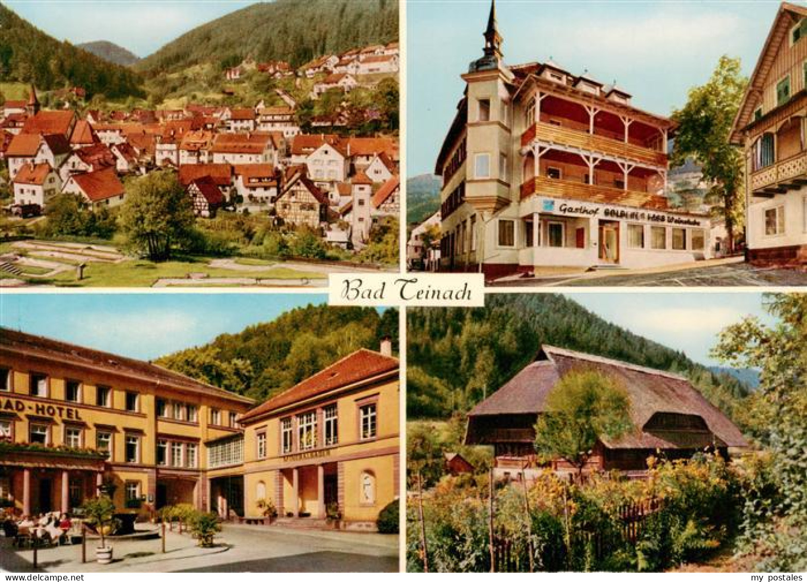 73895240 Bad Teinach-Zavelstein Ortsansicht Gasthof Goldenes Fass Weinstube Bad  - Autres & Non Classés