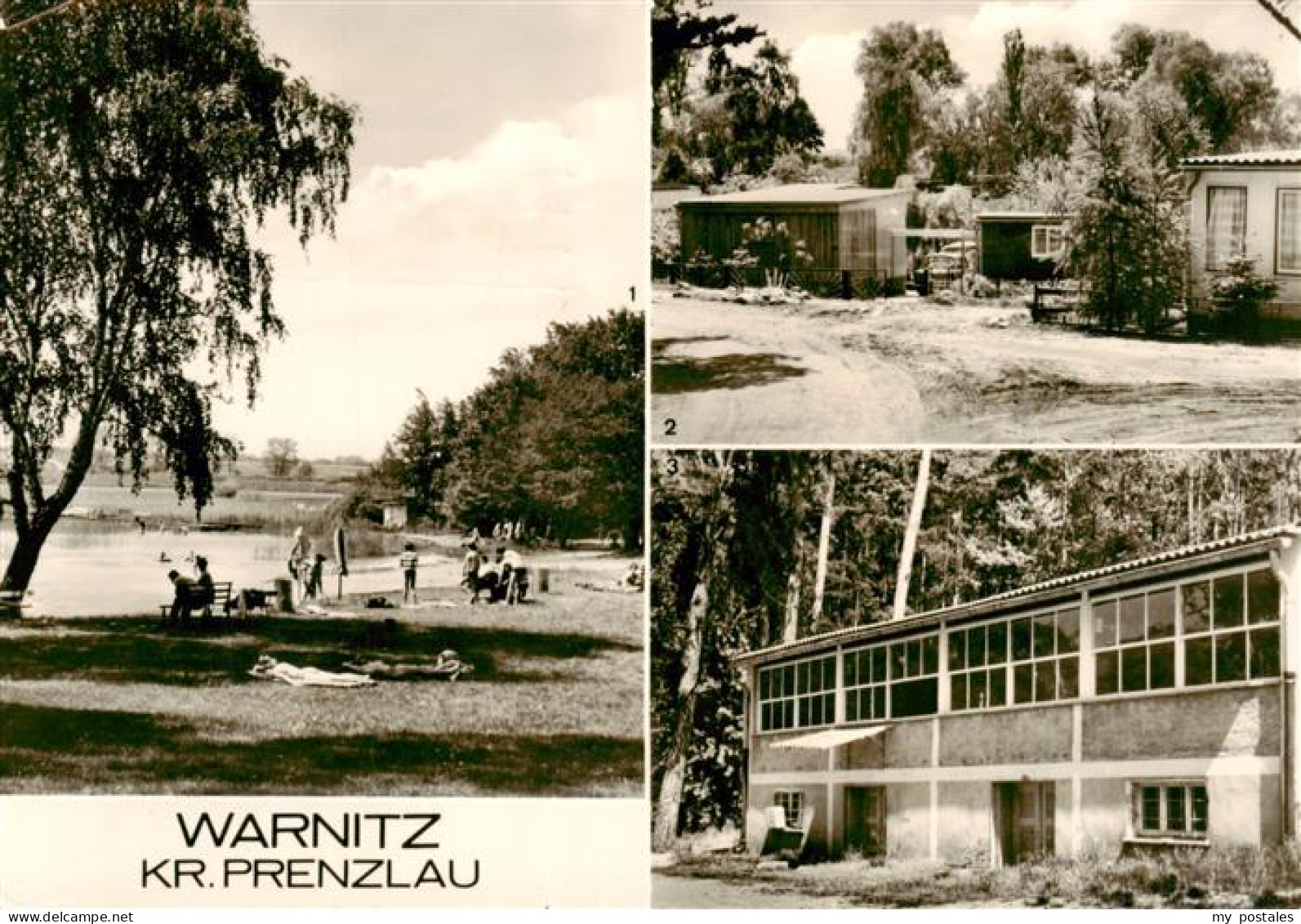 73895221 Warnitz Freibad Bungalowsiedlung Konsum-Seegaststaette Warnitz - Autres & Non Classés