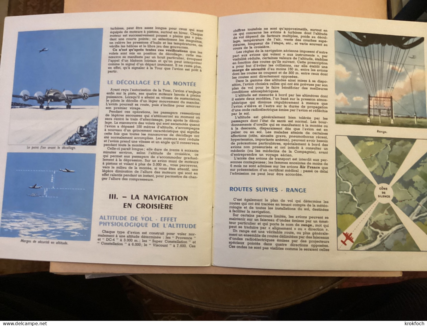 Air France - Livret Offert Aux Passagers Années 1950 - 32 P - Nb Illustrations - Avions Aviation - 21 X 23 Cm - History