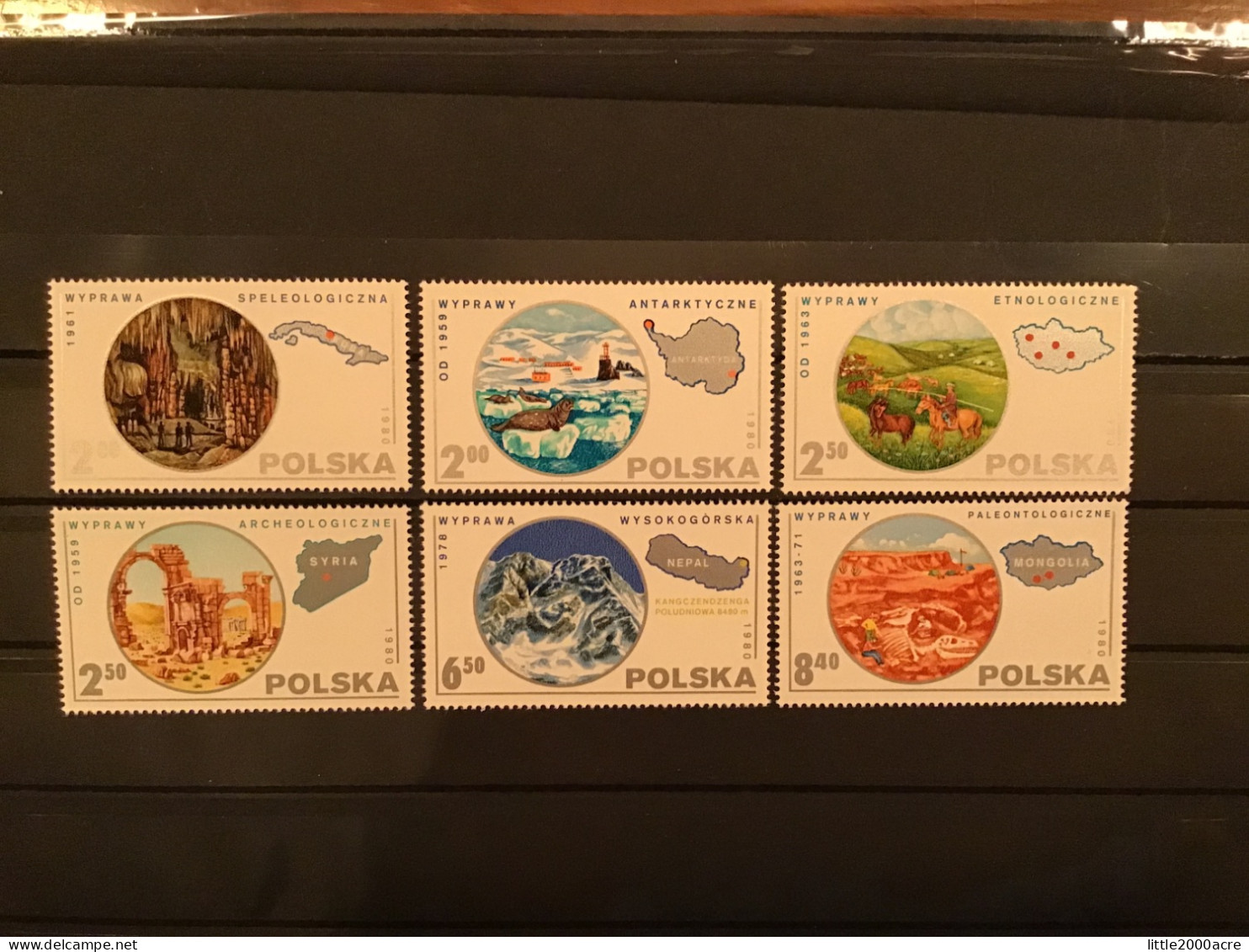 Poland 1980 Scientific Expeditions MNH SG 2672-7 Mi 2686-91 Yv 2503-8 - Nuovi