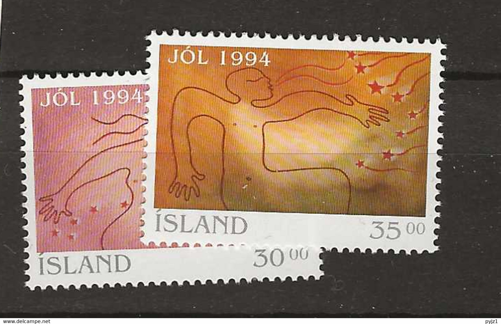 1994 MNH Iceland, Michel 816-17 Postfris** - Ongebruikt