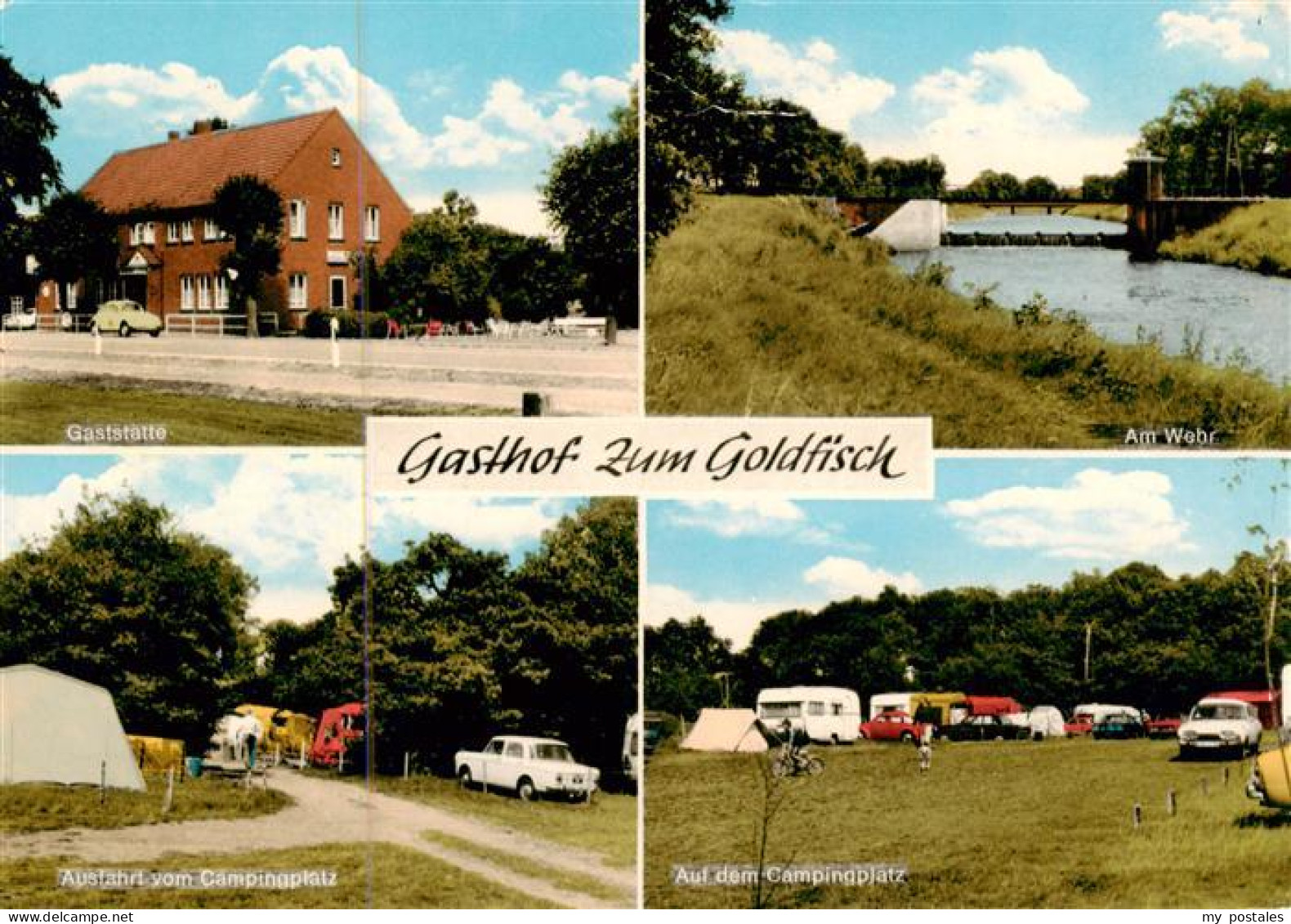 73895102 Herbrum Gasthof Zum Goldfisch Gaststaette Am Wehr Ausfahrt Vom Campingp - Papenburg