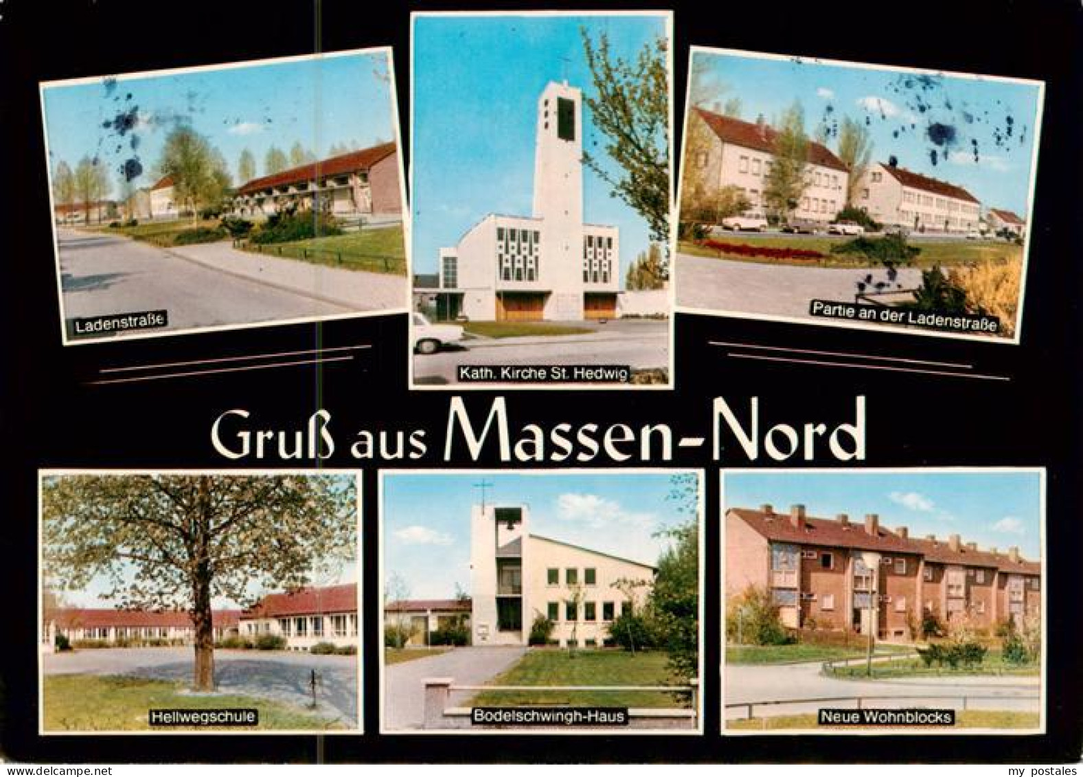 73895091 Massen Unna Ladenstrasse Kath Kirche St Hedwig Ladenstrasse Hellwegschu - Unna