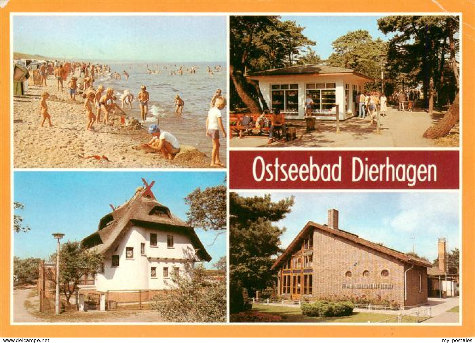 73895072 Dierhagen Ostseebad Strand Kiosk Haus Kaeppn Brass Ferienheim Des VE Wo - Altri & Non Classificati