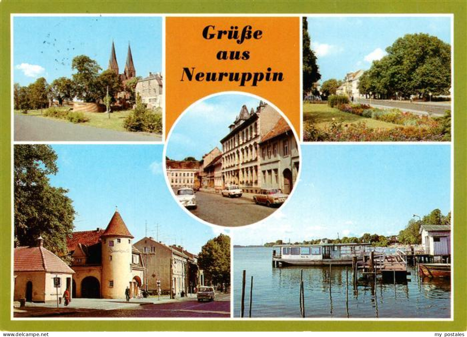 73895069 Neuruppin Neu-Ruppin Klosterkirche Karl-Marx-Strasse Bahnhof Rheinsberg - Neuruppin