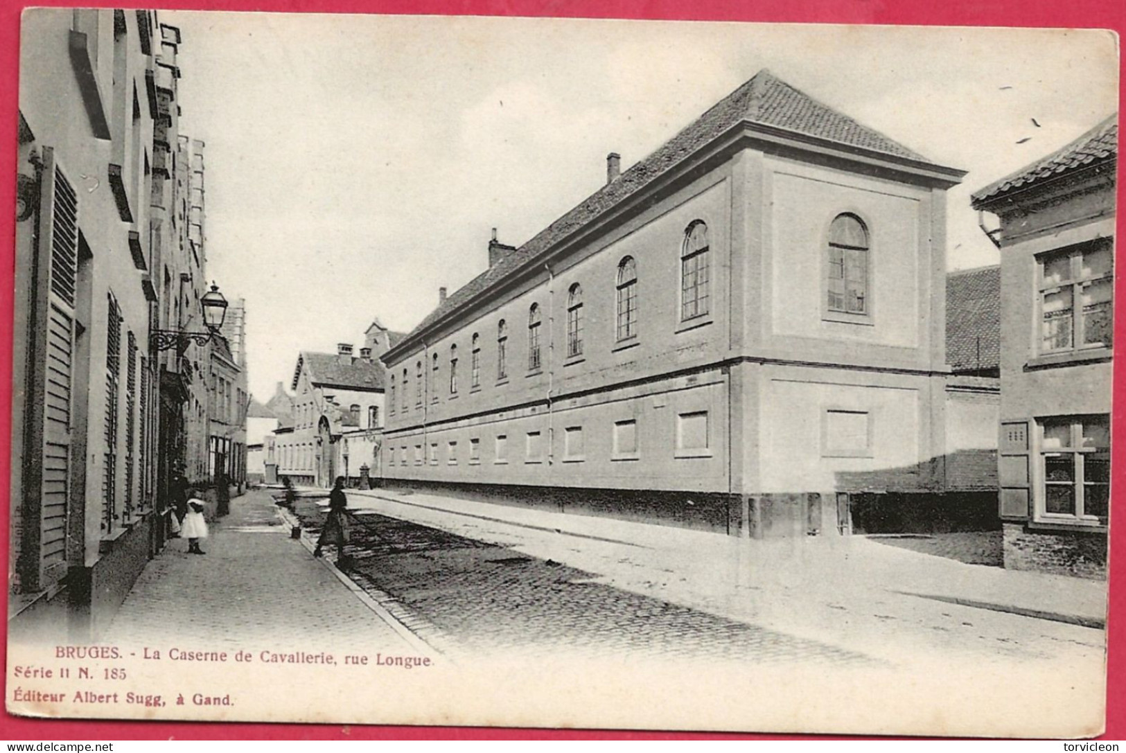 C.P. Brugge  =  Rue Longue :  La Caserne  De Cavallerie - Brugge