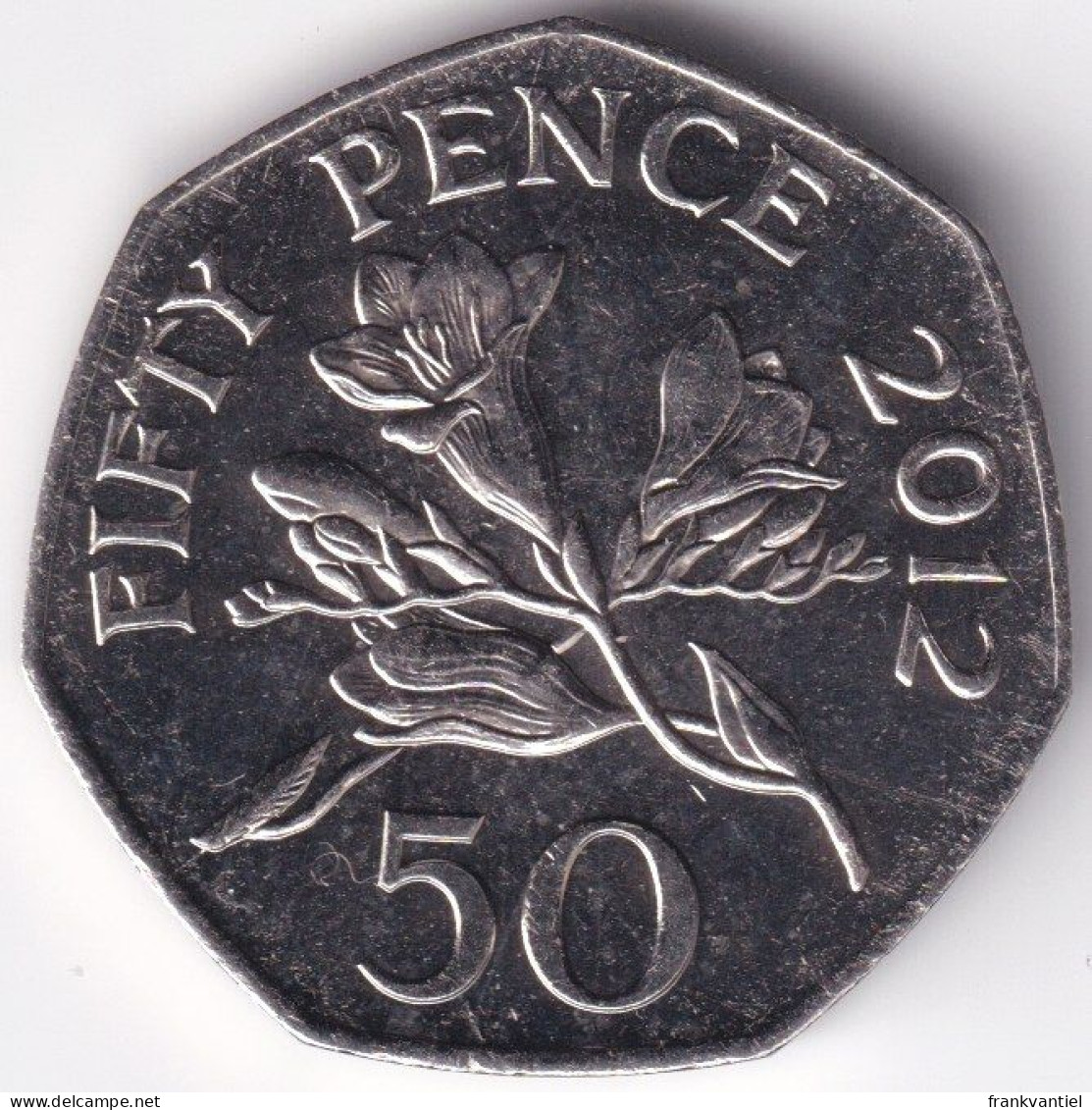 Guernsey KM-156 50 Pence 2012 - Guernesey