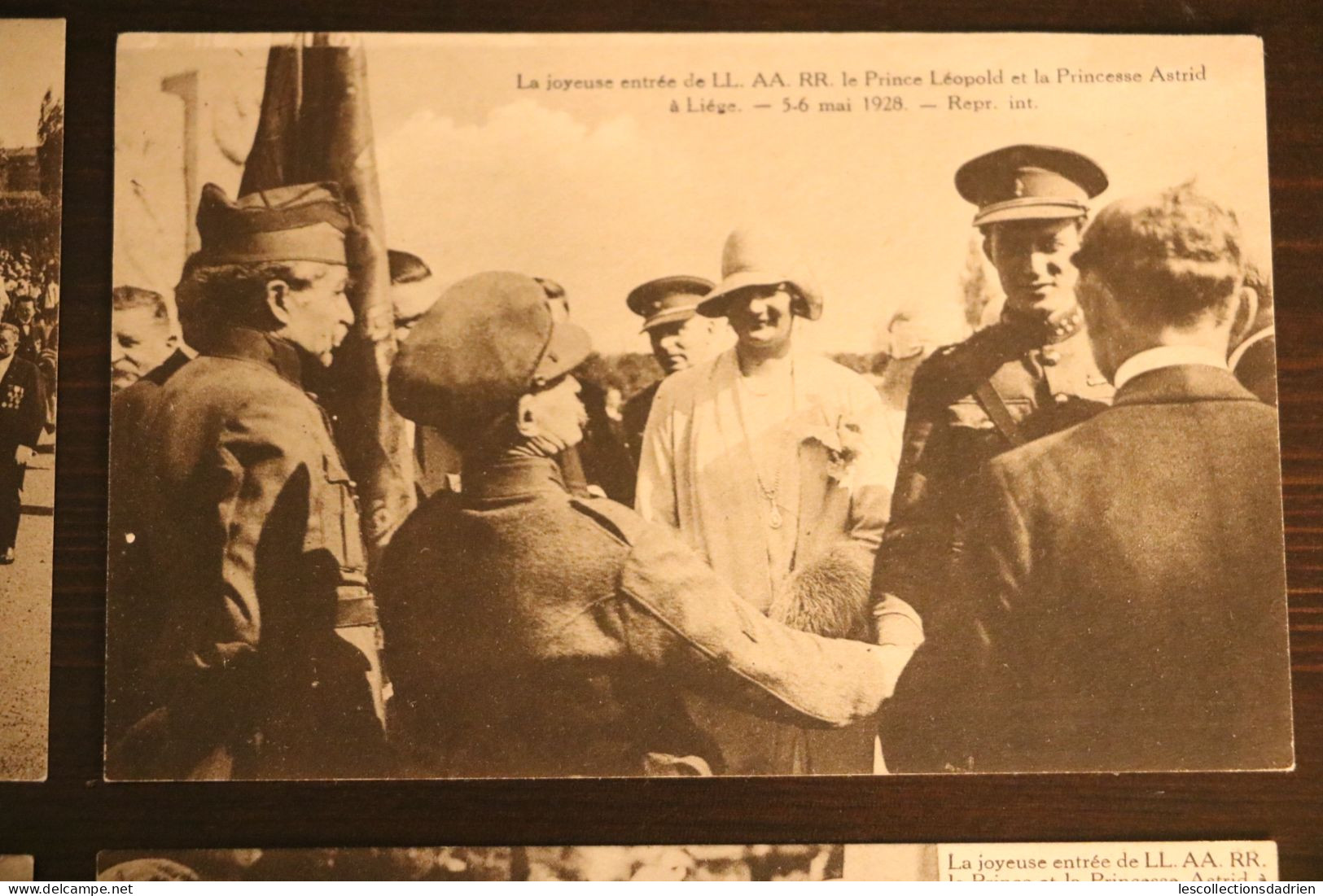 Lot de 9 cartes postales joyeuse entrée de Léopold III (prince) et Astrid à Liège le 5-6 mai 1928  - Luik