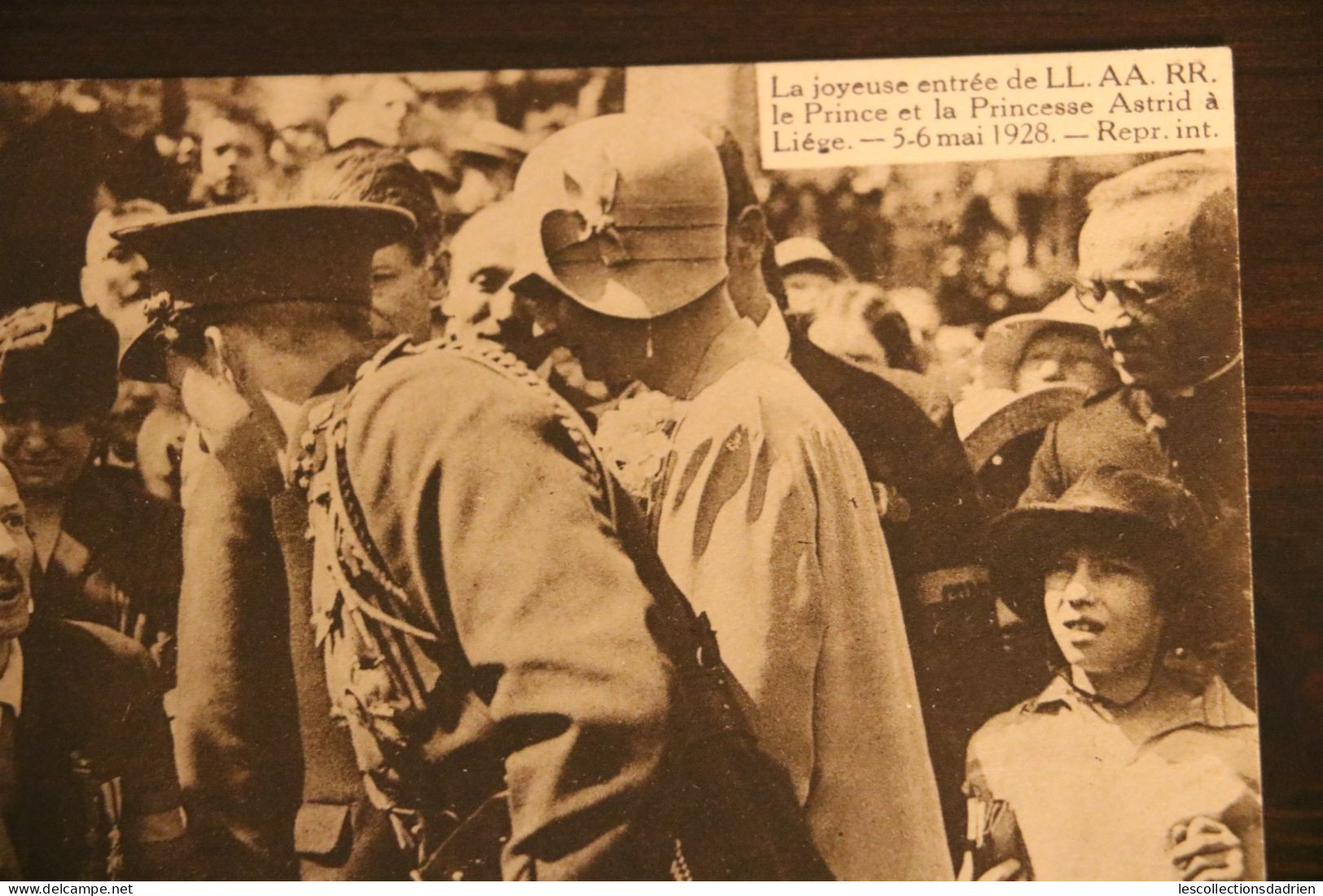 Lot de 9 cartes postales joyeuse entrée de Léopold III (prince) et Astrid à Liège le 5-6 mai 1928  - Luik