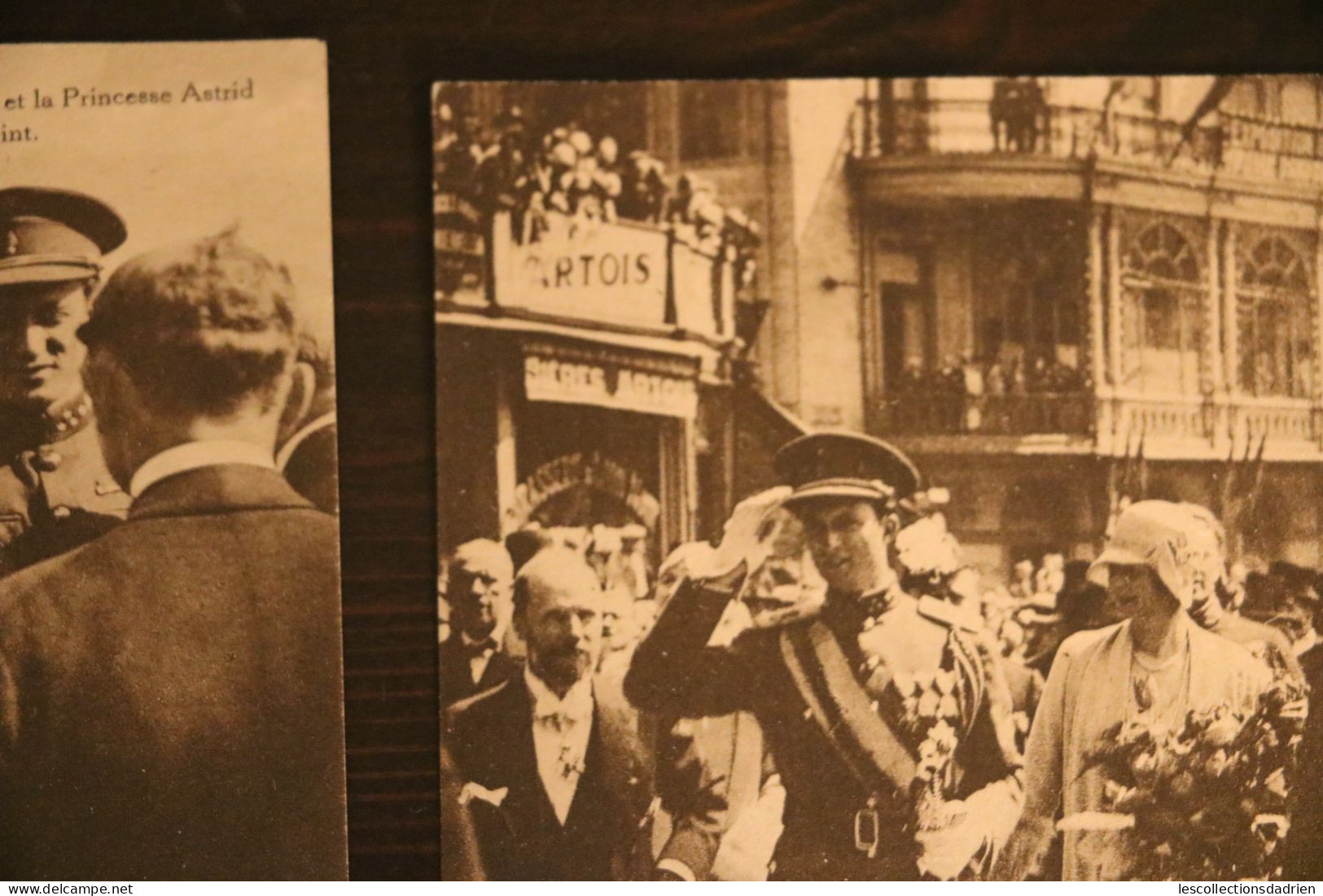 Lot de 9 cartes postales joyeuse entrée de Léopold III (prince) et Astrid à Liège le 5-6 mai 1928  - Luik