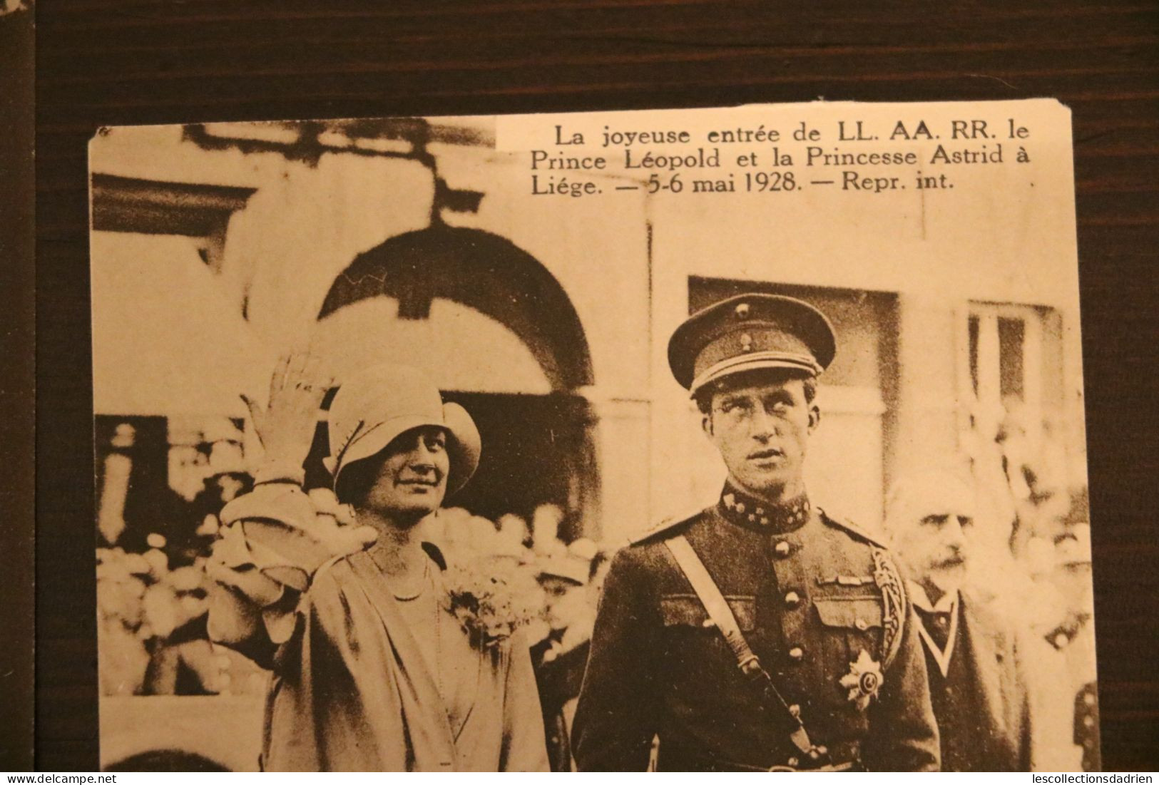 Lot de 9 cartes postales joyeuse entrée de Léopold III (prince) et Astrid à Liège le 5-6 mai 1928  - Luik