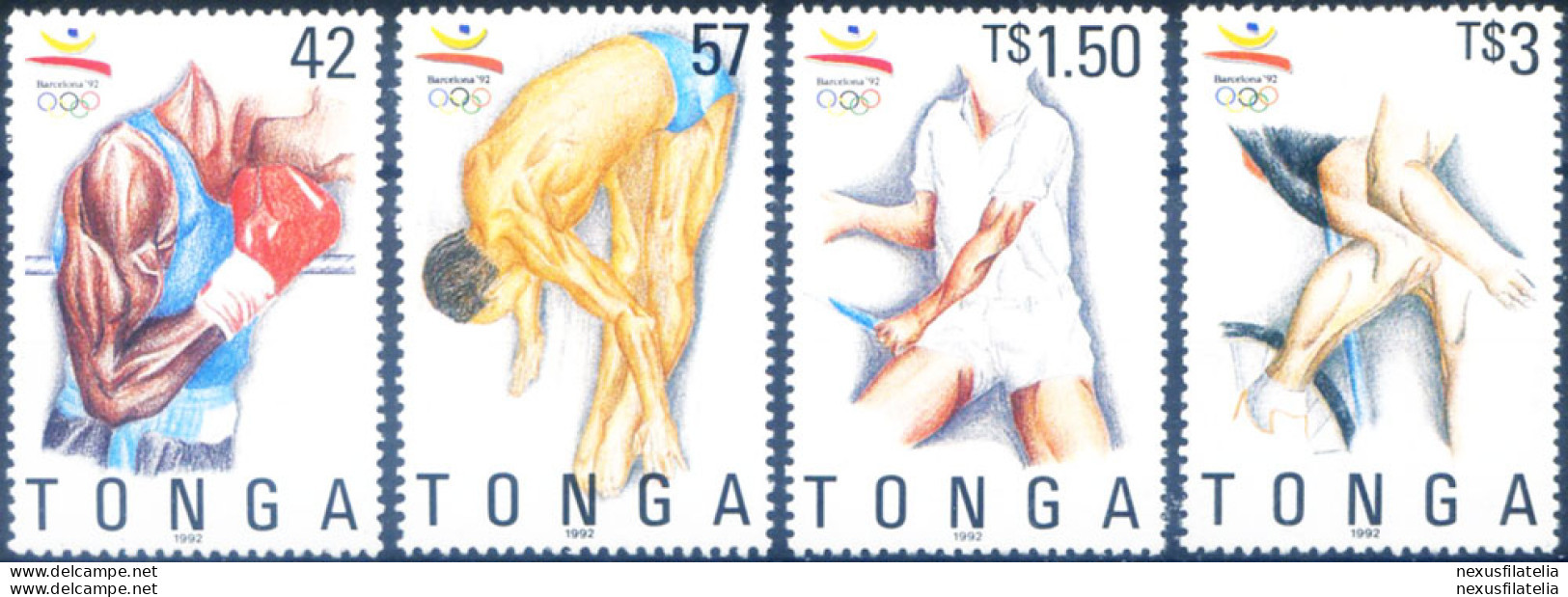 Sport. Olimpiadi Barcellona 1992. - Tonga (1970-...)