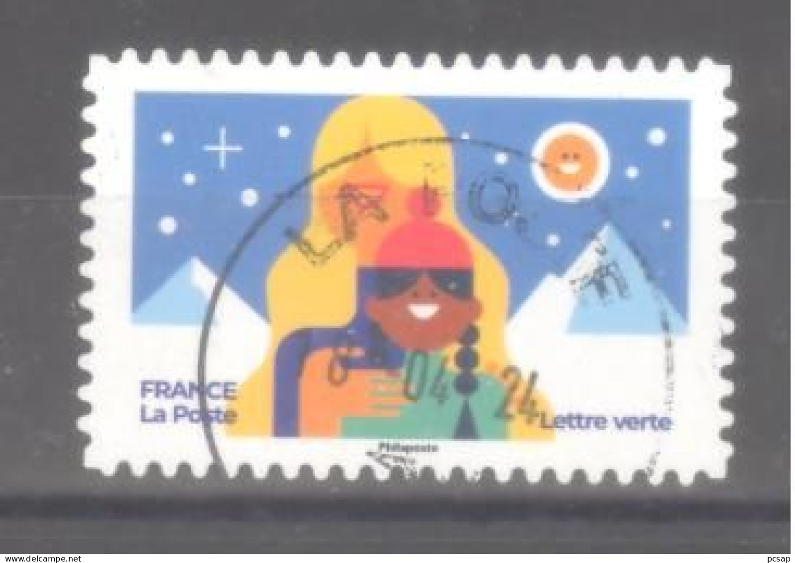 France Autoadhésif Oblitéré N°2353 (Des Timbres Qui Nous Rapprochent - N°10) (cachet Rond) - Usados