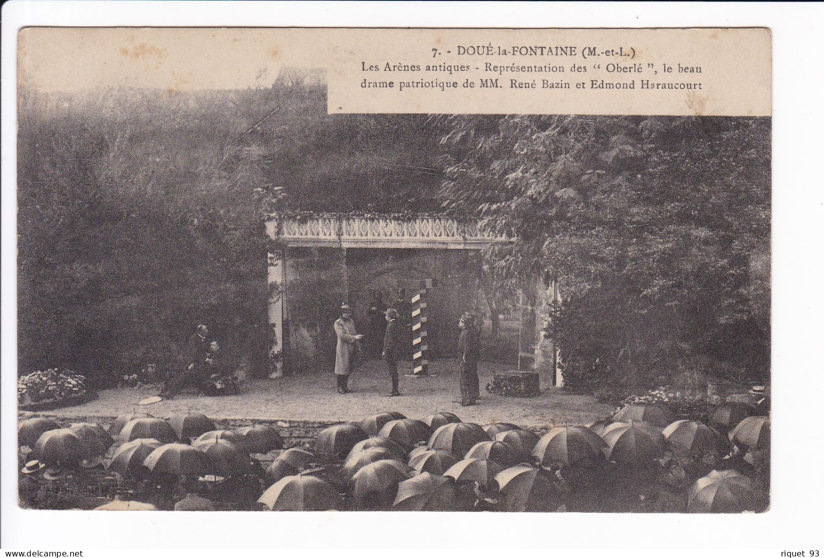 7-DOUE-la-FONTAINE- Les Arènes Antiques -Représentation Des "Oberlé" (Théâtre Extérieur) - Doue La Fontaine