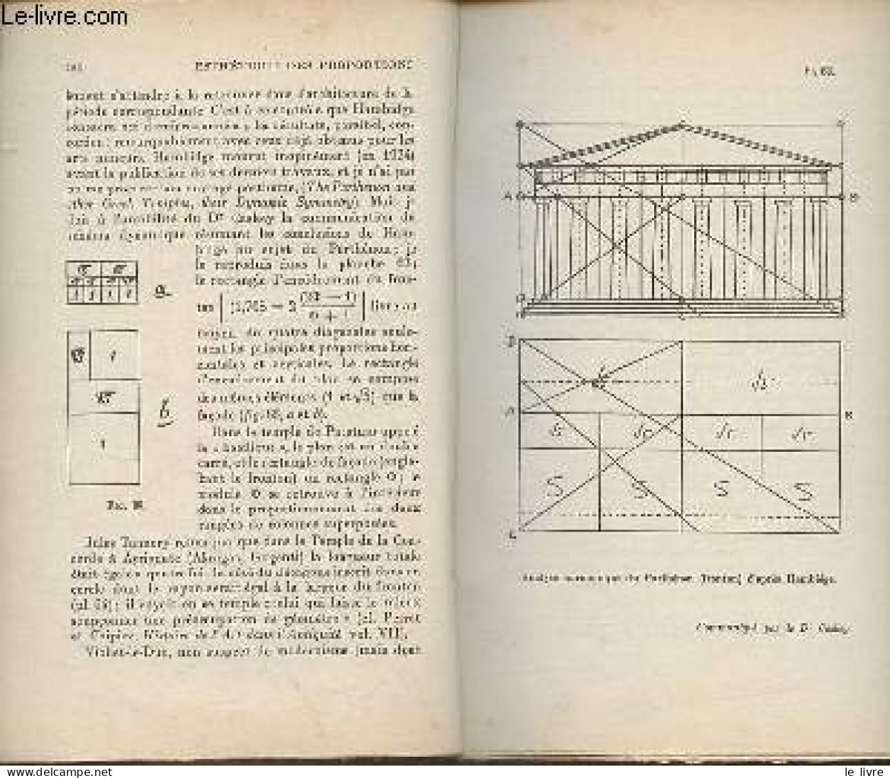 Esthétique Des Proportions Dans La Nature Et Dans Les Arts. - Ghyka Matila C. - 1927 - Wetenschap