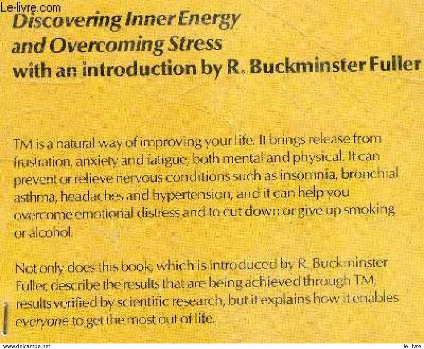 TM - How Meditation Can Reduce Stress - Discovering Inner Energy And Overcoming Stress - Transcendental Meditation - BLO - Lingueística