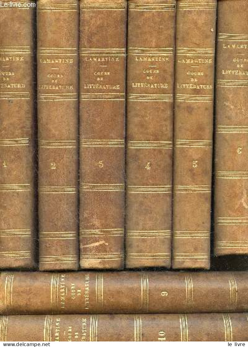 Cours Familier De Litterature - Lamartine - Un Entretien Par Mois - Lot De 14 Volumes : Tome 1 + 2 + 3 + 4 + 5 + 6 + 9 + - Valérian