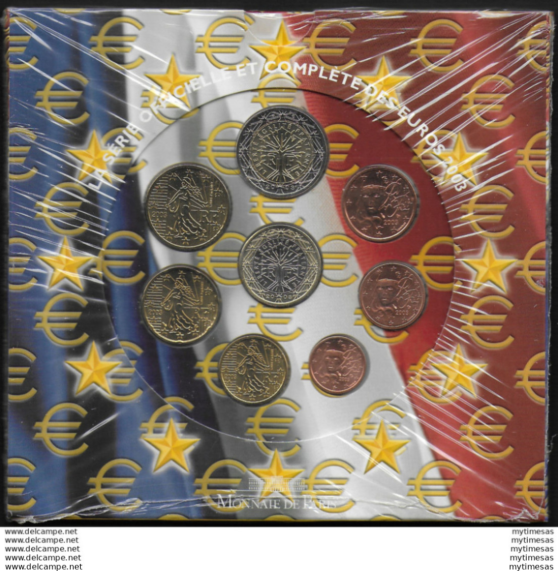 2003 Francia Divisionale 8 Monete FDC - France