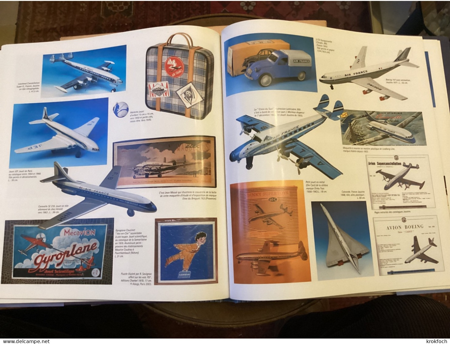 Air France Objets Du Ciel - Bel Album Nb Illustrations - 2003 140 P - Avions Aviation - 27 X 29 Cm - Storia