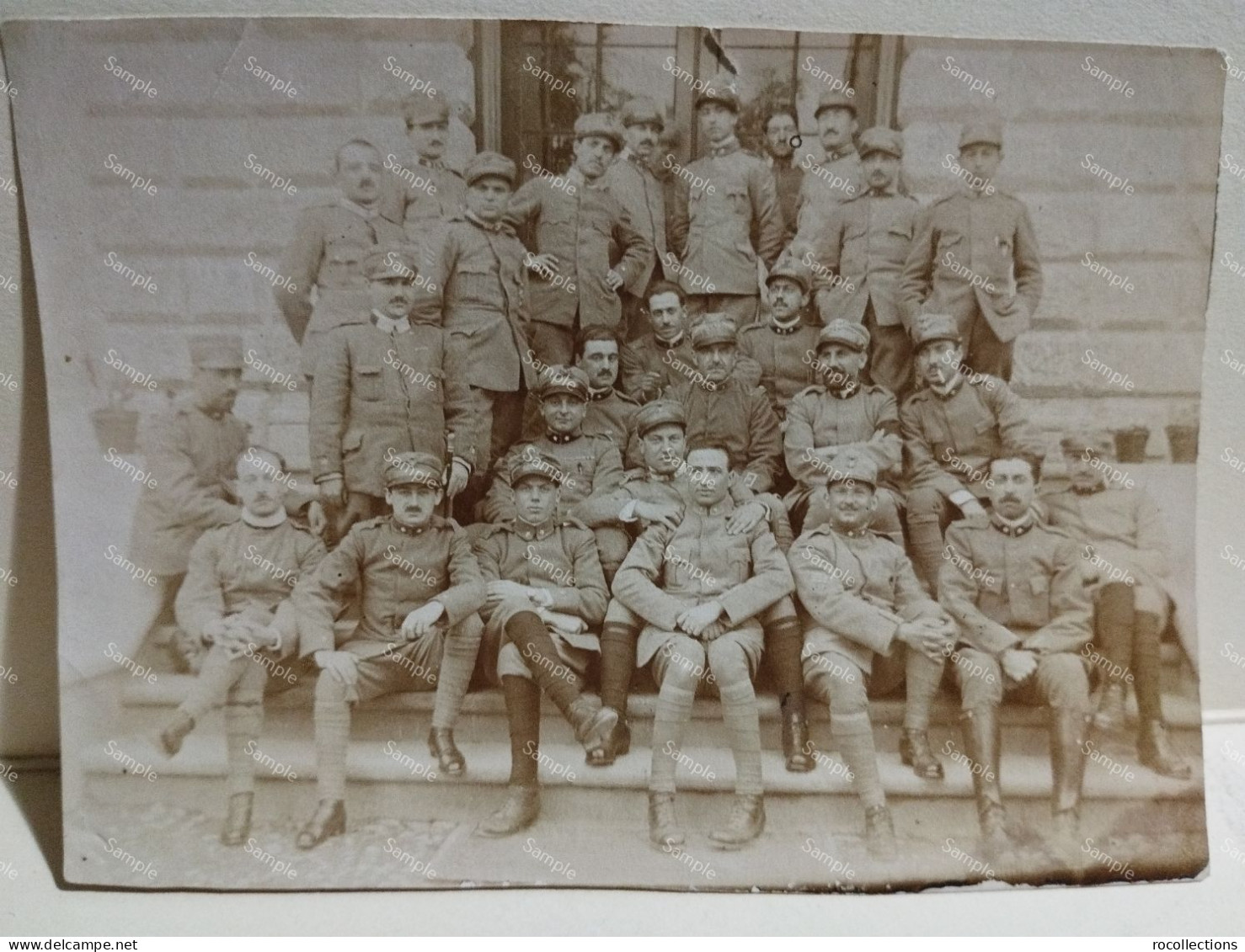 Italy Photo Military Italia Foto Militari Grande Guerra TRICESIMO (Udine) 1917 - Guerra, Militares