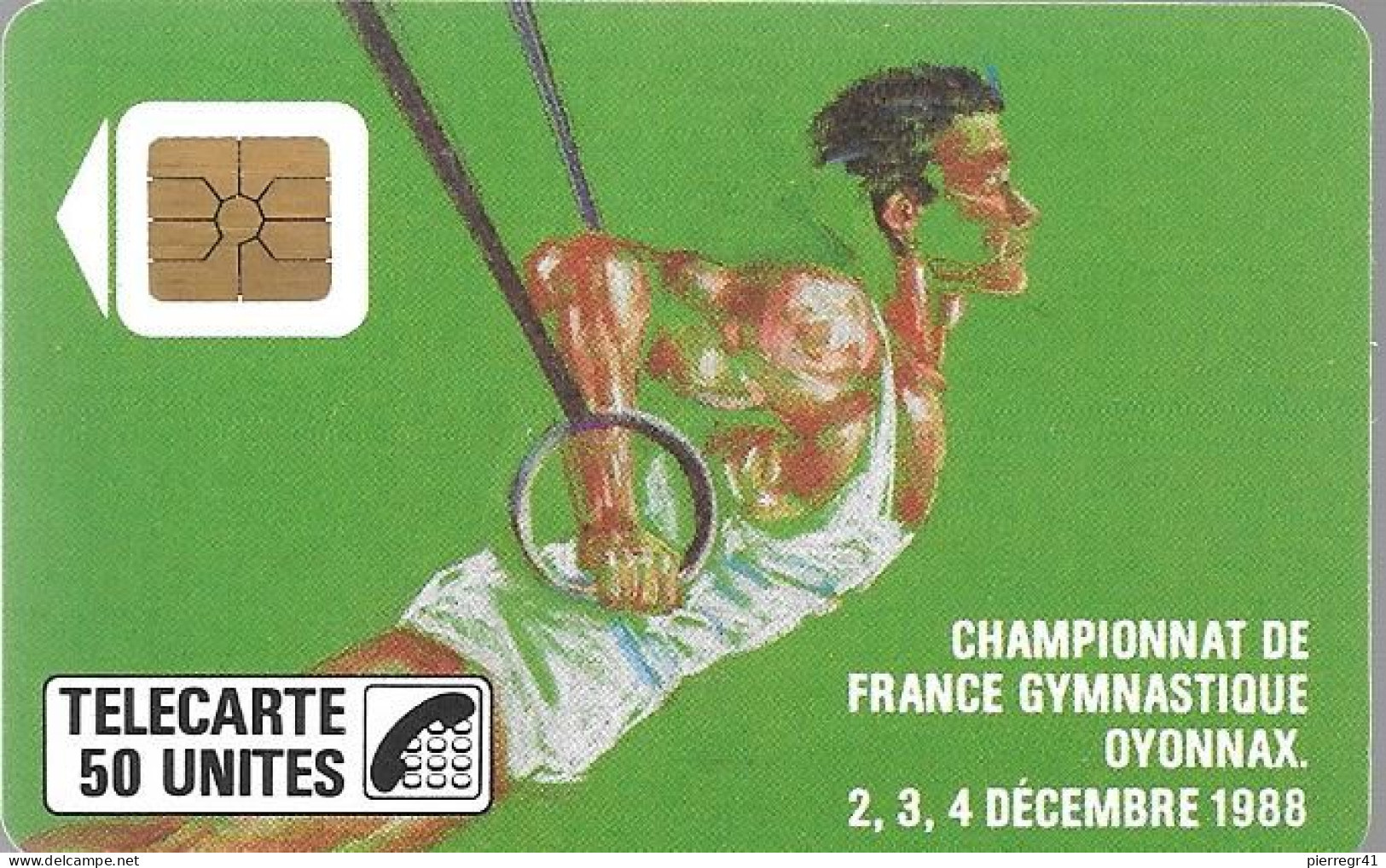 CARTE-PUBLIC-1988-F 42-SO2-50U- N°Série Pe1088-OYONNAX-UTILISEE/reste 22U-TBE/LUXE - 1988