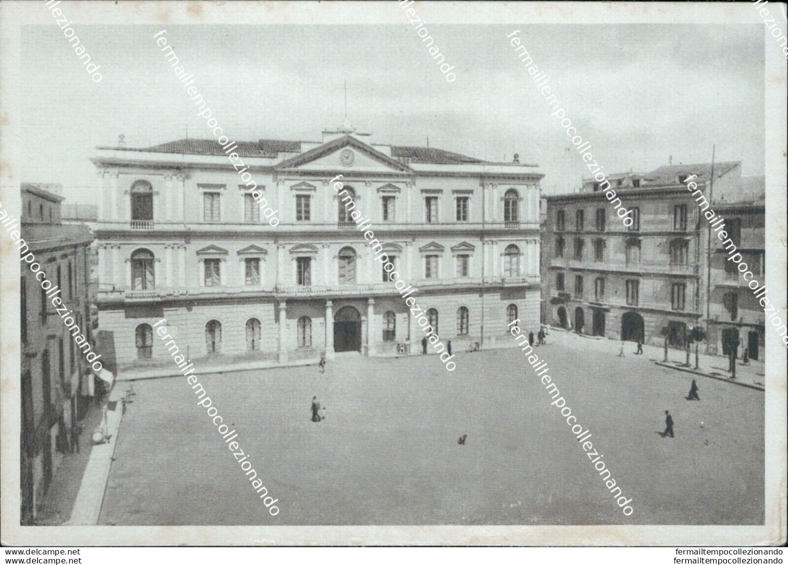 Bn64 Cartolina Nola Piazza Municipio Provincia Di Napoli - Napoli (Naples)