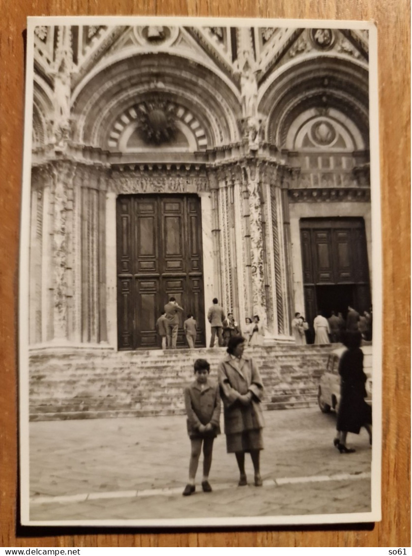 19300.   Fotografia D'epoca Siena 1956 - 10x7 - Plaatsen