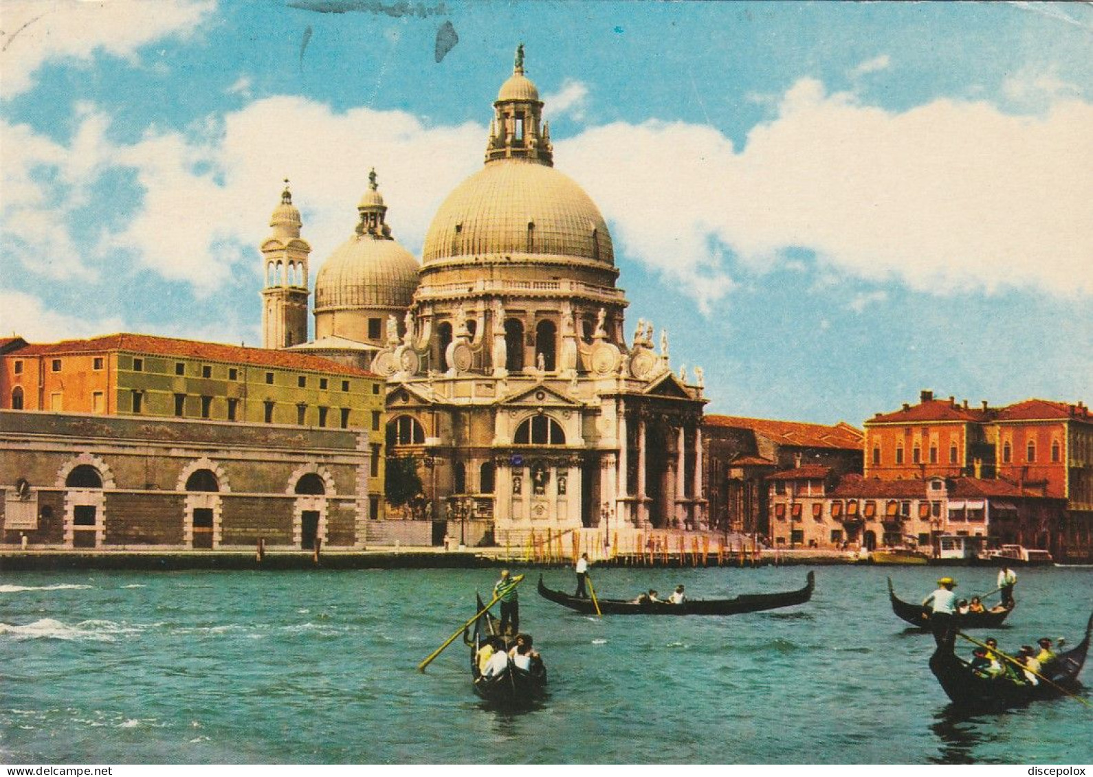 U6069 Venezia - Basilica Della Salute - Gondola Gondole / Viaggiata 1969 - Venezia (Venedig)