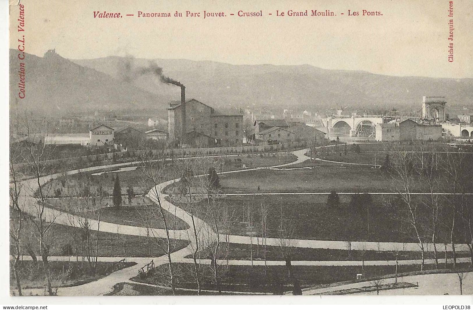 VALENCE Panorama Du Parc Jouvet - Valence