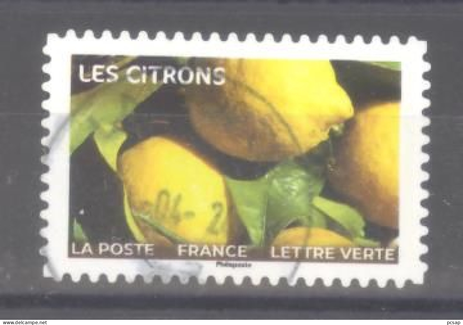 France Autoadhésif Oblitéré N°2288 (Fruits à Savourer : Les Citrons) (cachet Rond) - Gebruikt