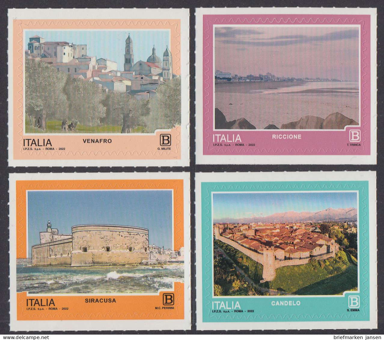 Italien MiNr. 4461-4464 Natur- Und Landschaftserbe, Tourismus (4 Werte) - Non Classés