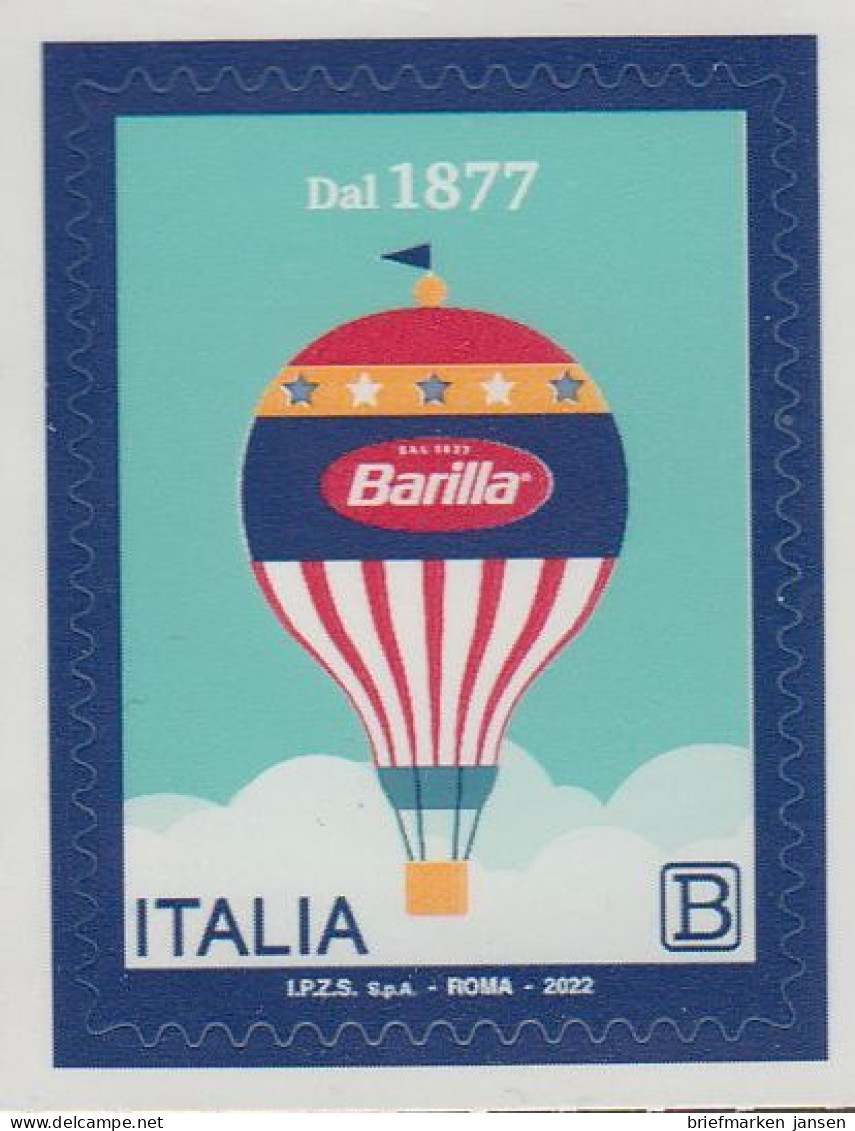 Italien MiNr. 4479, 145 Jarhe Teigwarenhersteller Barillam Heißluftballon - Non Classés