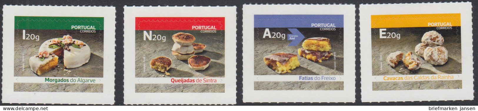 Portugal MiNr. 4486-4489 Portugiesische Nachspeisen (4 Werte) - Sonstige & Ohne Zuordnung