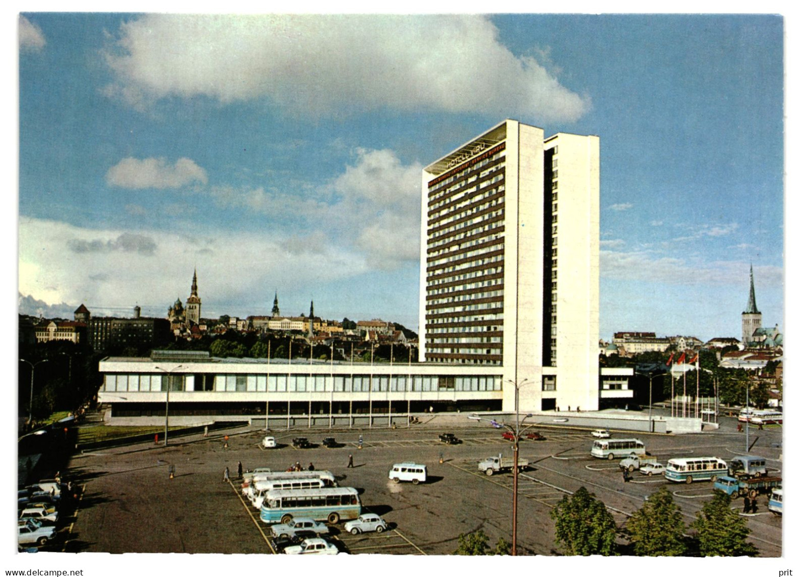 Hotel Viru, Tallinn Soviet Estonia 1970s Unused Postcard. Publisher Hotel Viru - Estonia