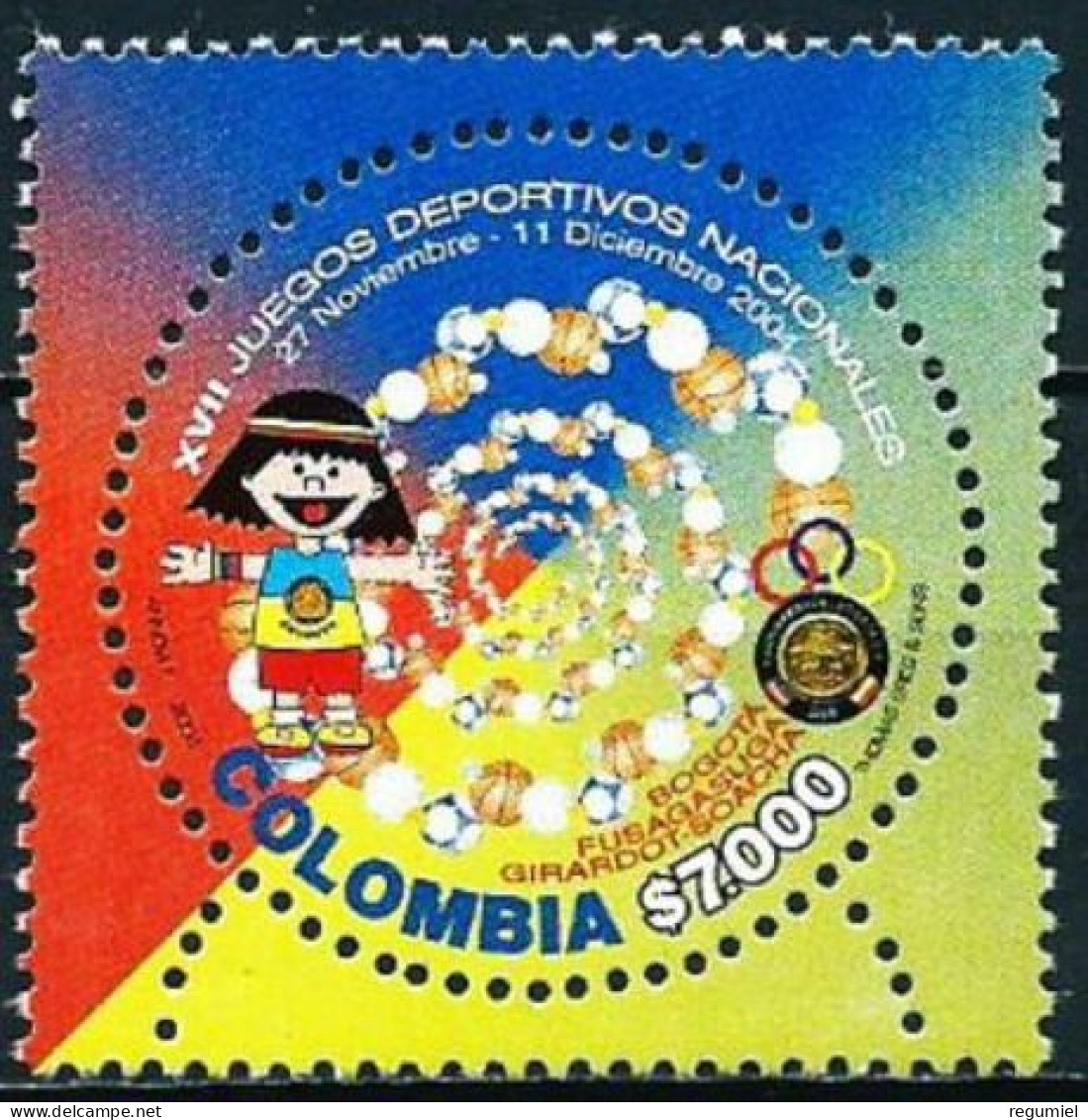 Colombia 1307 ** MNH. 2004 - Colombia