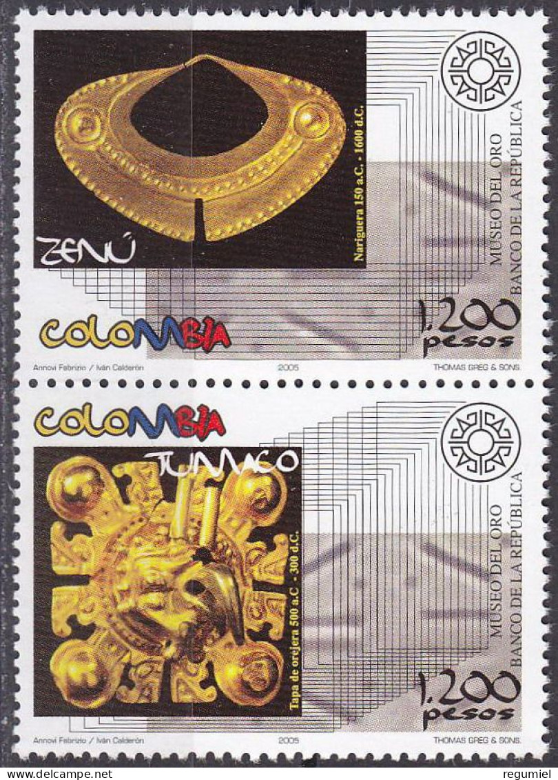 Colombia 1319/1320 ** MNH. 2004 - Colombie