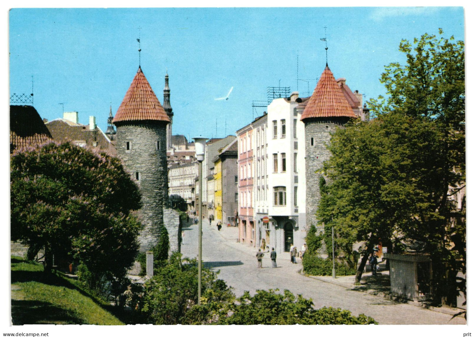 Viru Street, Tallinn Soviet Estonia USSR 1981 3Kop (uprated +1kop) Stamped Postal Stationery Card Postcard Unused - Estonia