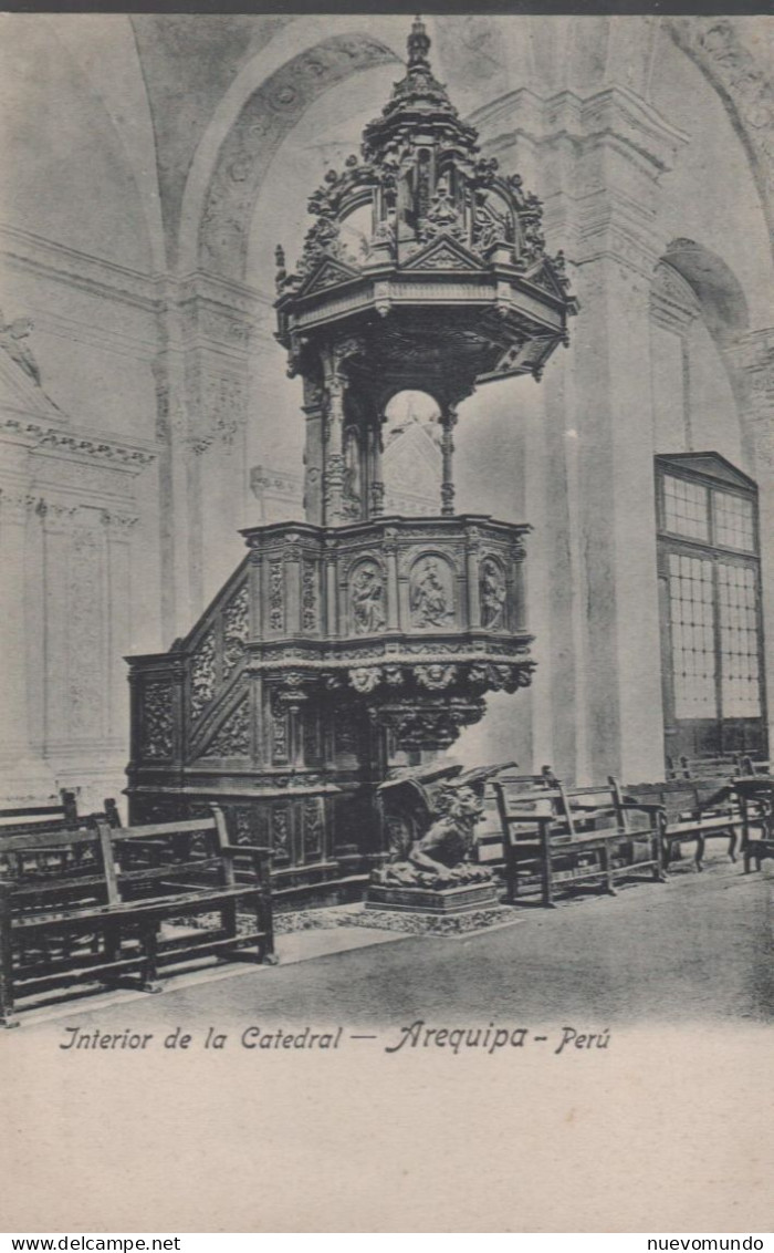 Arequipa Pulpito.Interior De La Catedral.Rara - Pérou