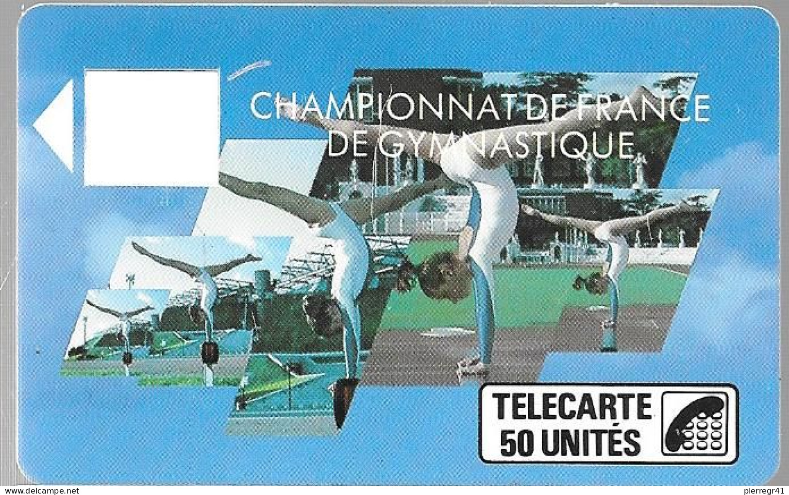 CARTE²°-PUCE-PUBLIC-F43-Avec Logement Puce-DIJON-CHAMPIONNAT GYM-TBE NEUF/RARE - 1988