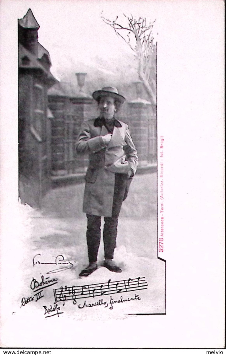 1903-BOEME Terzo Atto Rodolfo Ed. Alterocca, Nuova - Muziek