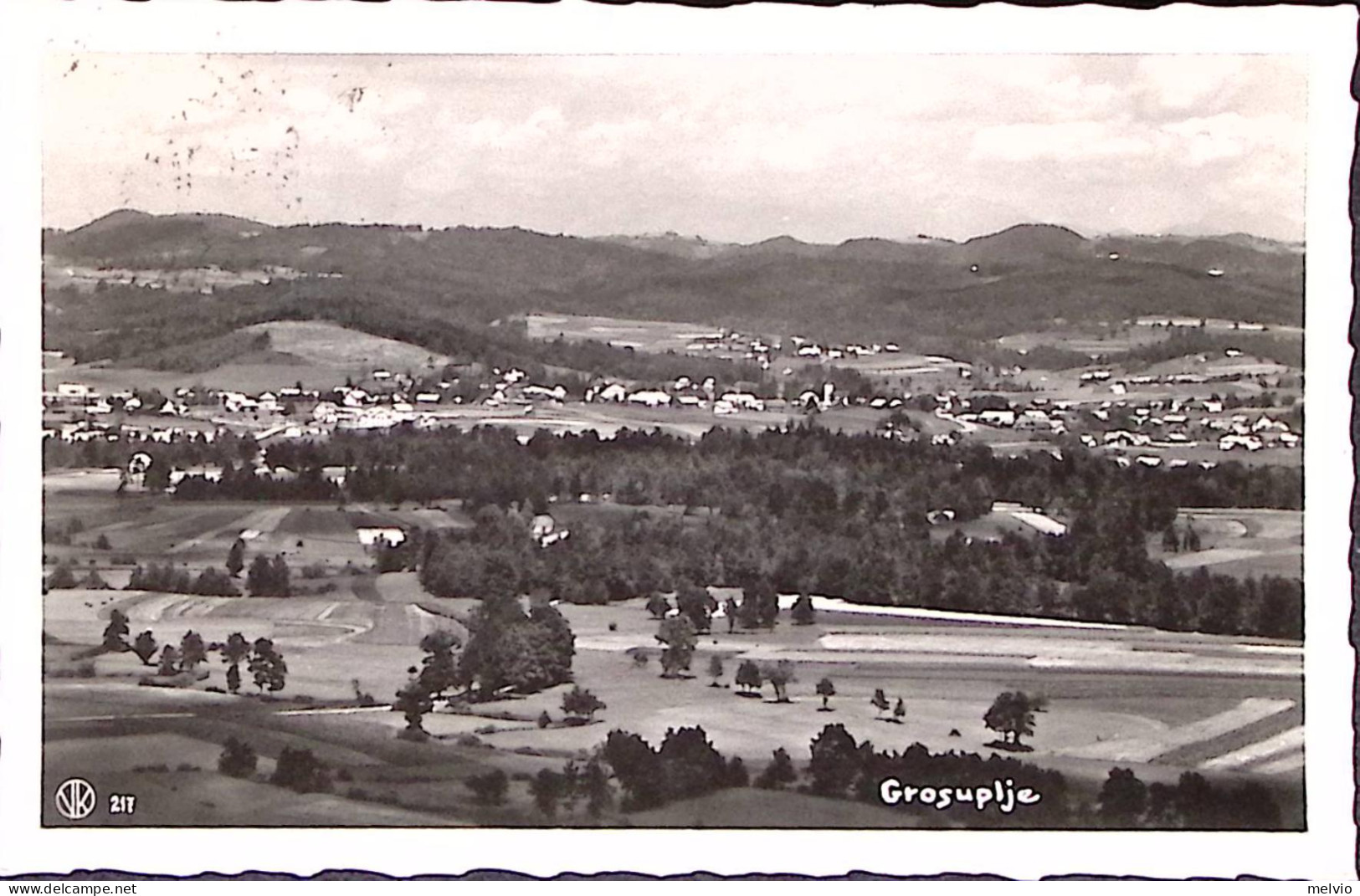 1943-GROSPLJE Panorama, Viaggiata Posta Militare/n.100 (21.1) - Weltkrieg 1939-45