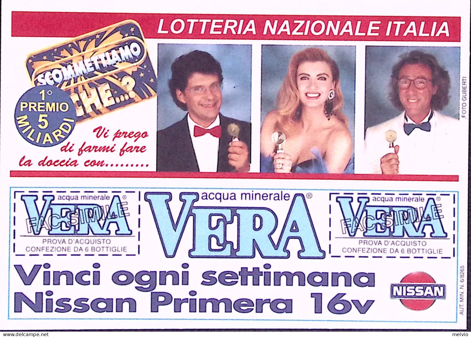 1996-RAI LOTTERIA ITALIA Viaggiata - 1991-00: Marcofilia