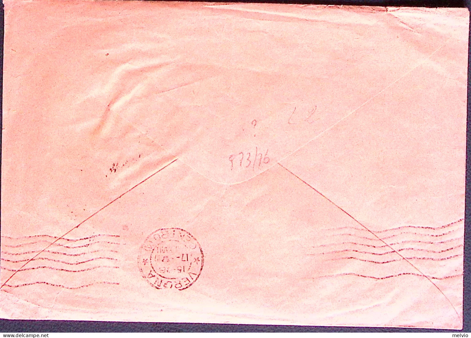 1940-Btg. VAL VENOSTA Cartella Viola E Manoscritto Su Busta Posta Militare N.207 - Weltkrieg 1939-45