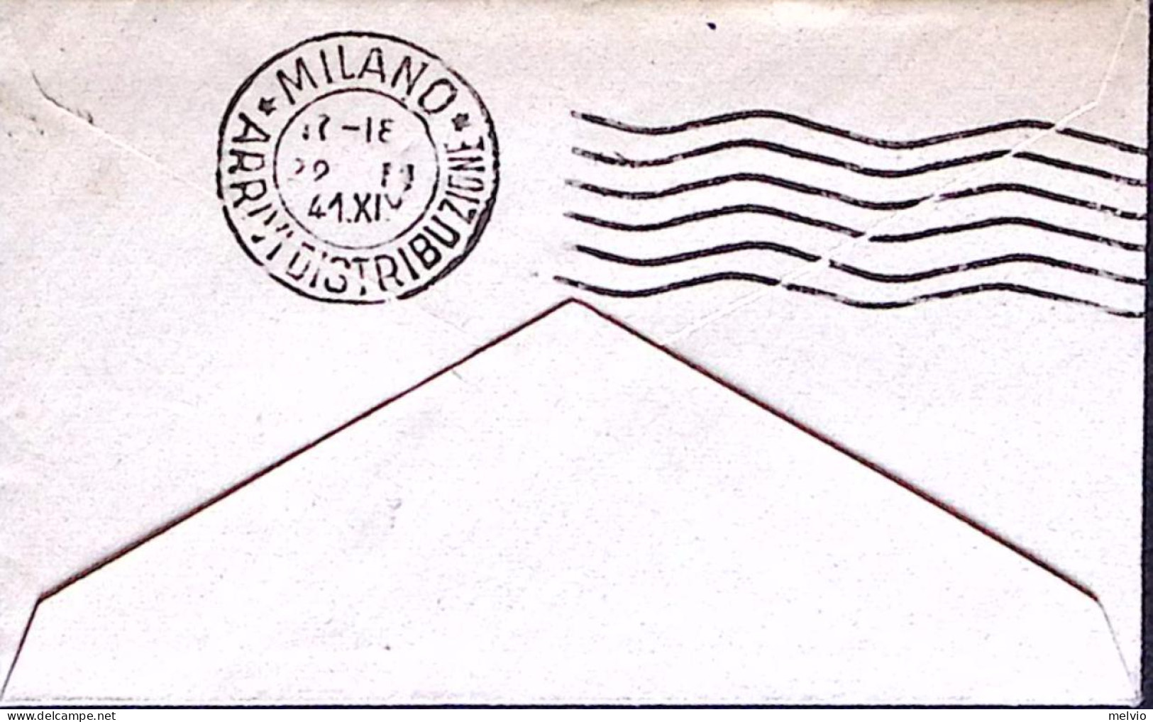 1941-Posta MILIARE/n. 202 C.2 (17.2) Su Busta, Affrancata PA C.50 - Weltkrieg 1939-45