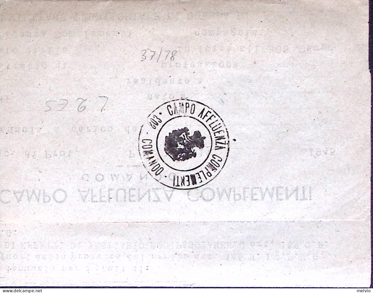 1945-Posta Militare/n.126 C.2 (3.8) Su Piego - Weltkrieg 1939-45