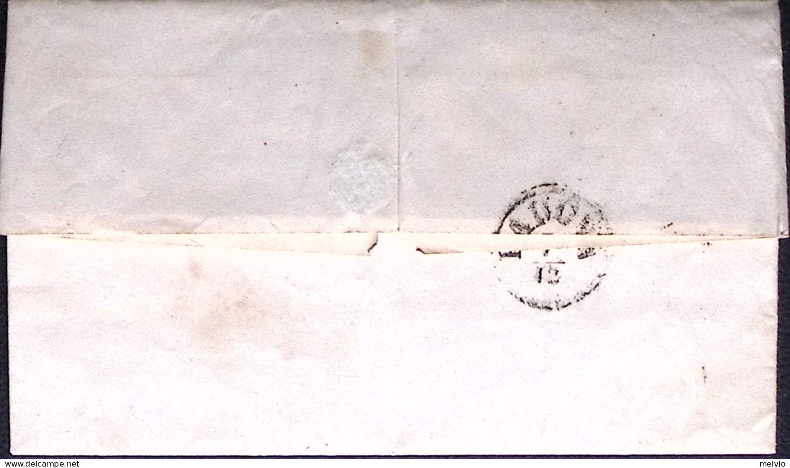 1865-LOMBARDO VENETO Venezia C1 (7.12) Su Lettera Completa Di Testo S.5 - Lombardo-Venetien